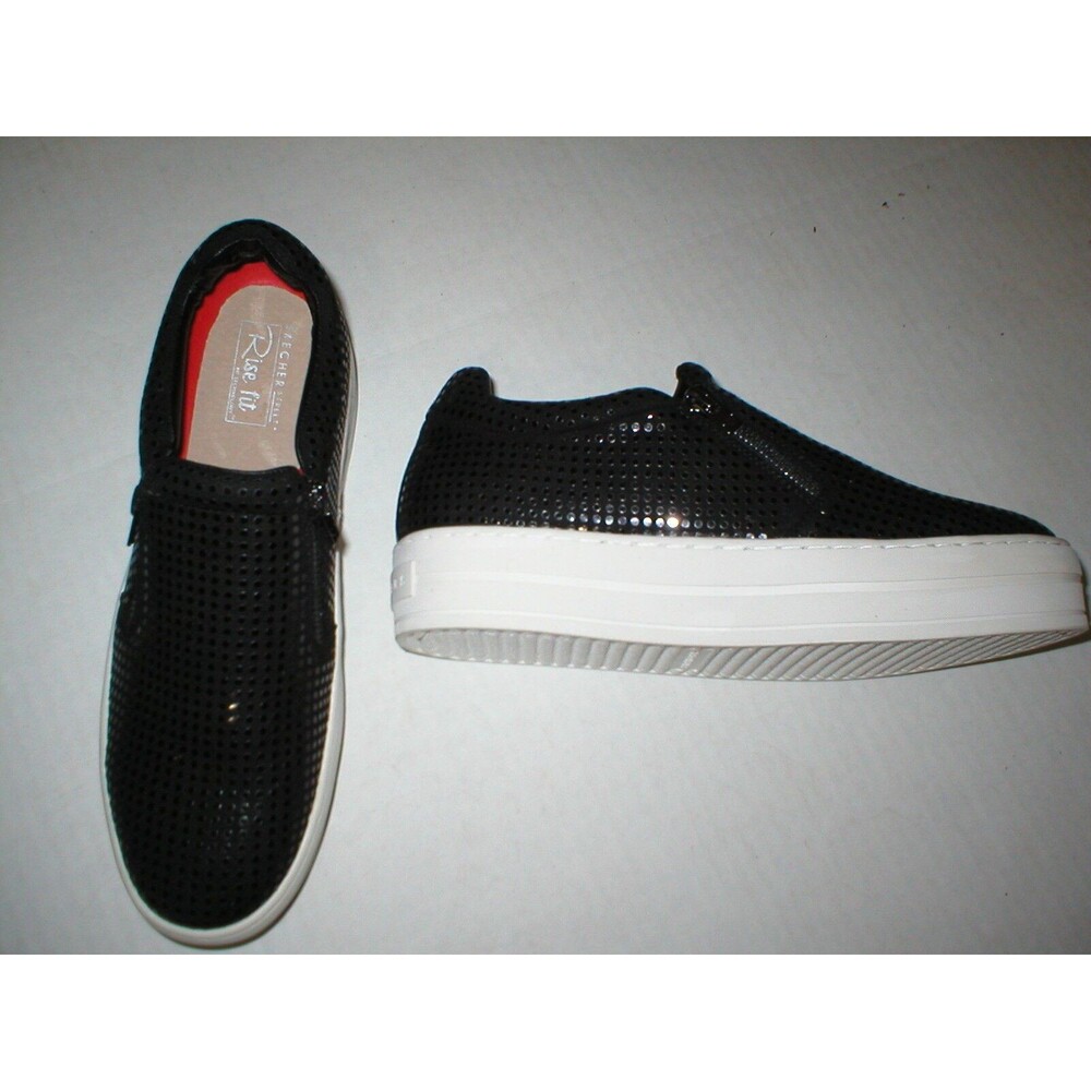 New Womens Shoes Fashion Casual Sneakers 8.5 White Black Skecher Street Disco